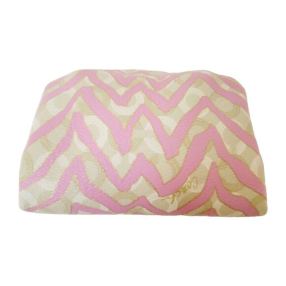 Coach Cosmetic Bag Pouch Pink Zebra Print - Picture 8 of 9